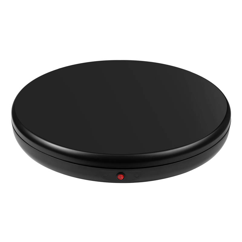 PULUZ 360 fokos termékforgató 45cm fekete, távirányítóval, 100kg teherbírás (PU3145EU)-0