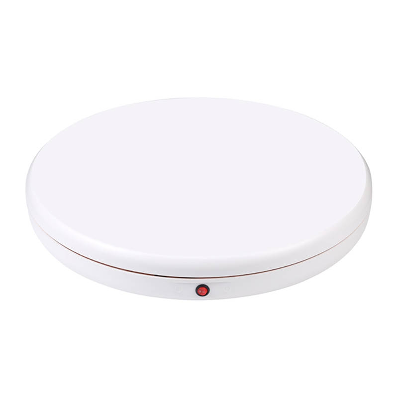 PULUZ 360 fokos termékforgató 45cm fehér, távirányítóval, 100kg teherbírás (PU3146EU)-1