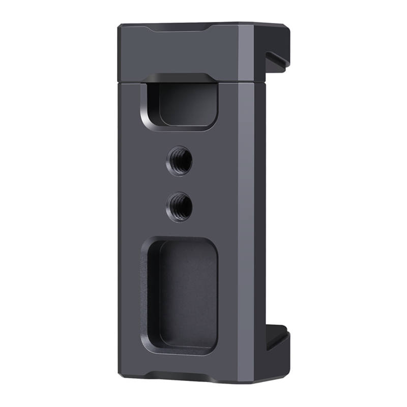 PULUZ fém mobiltelefon rögzítő, telefontartó adapter vakupapucs foglalattal (PU3205B)-0