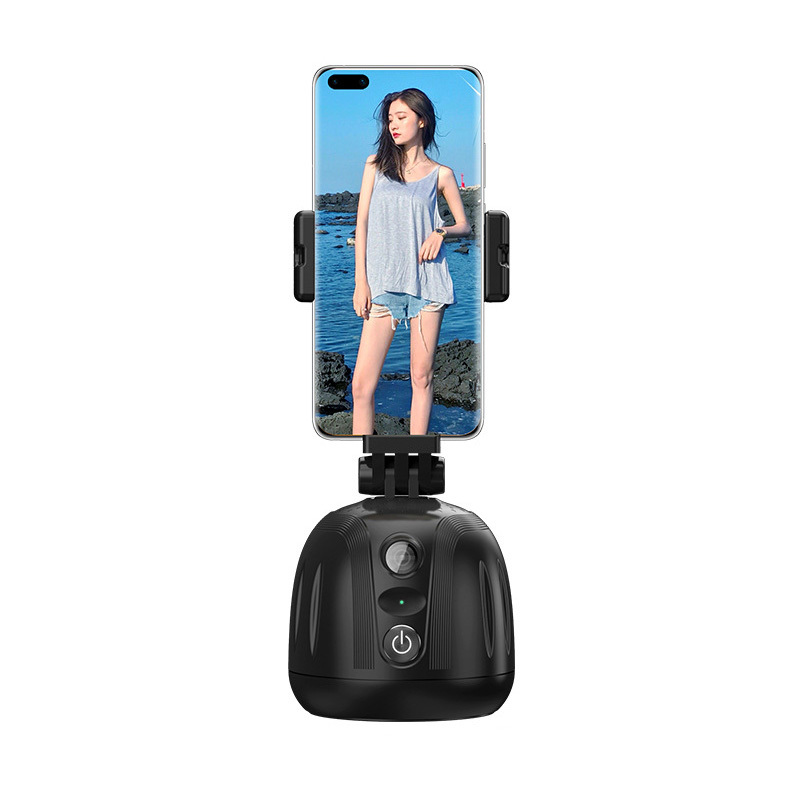 Telefontartó automatikus arckövetéssel 360 fokban P5 fekete-4