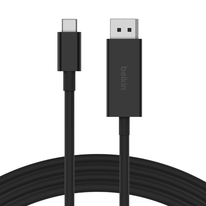 Belkin USB-C - DisplayPort 1.4 kábel, 8K60Hz HDR10+, 2m fekete (AVC014bt2MBK)-0