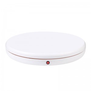 PULUZ 360 fokos termékforgató 45cm fehér, távirányítóval, 100kg teherbírás (PU3146EU)