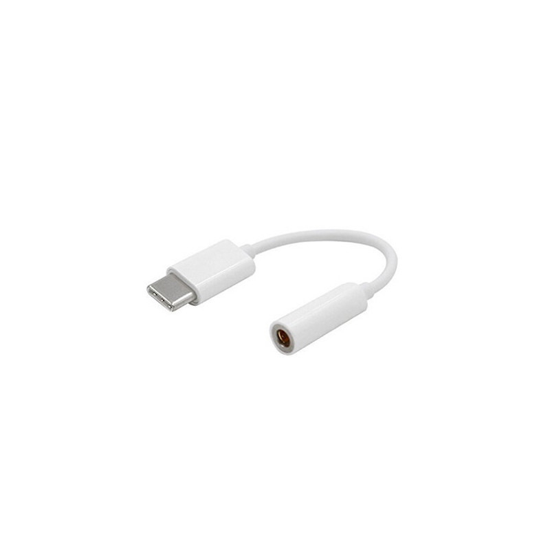 Xiaomi gyári USB-C - 3.5mm jack átalakító adapter fehér (DAC chip)-1