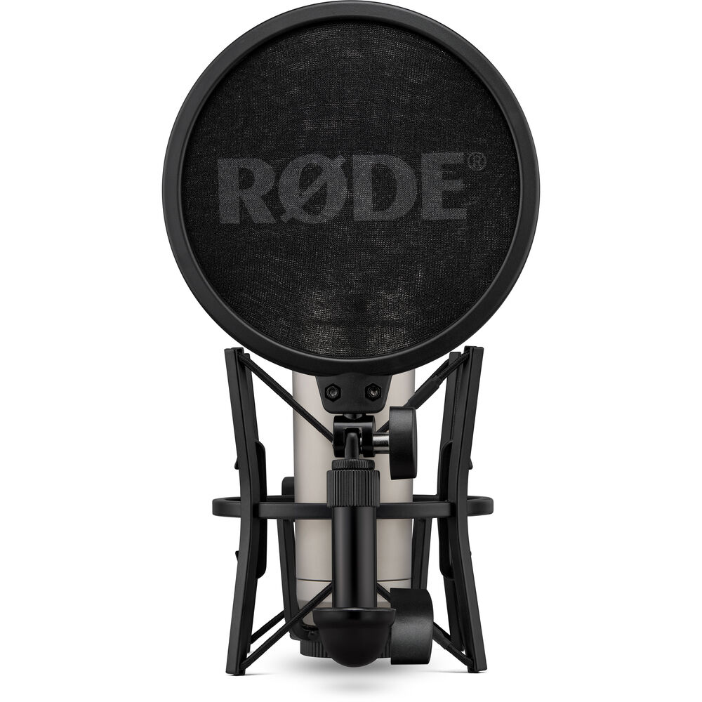 RODE NT1 nagymembrános kondenzátor stúdió mikrofon XLR és USB csatlakozókkal, 5th generáció, ezüst-5