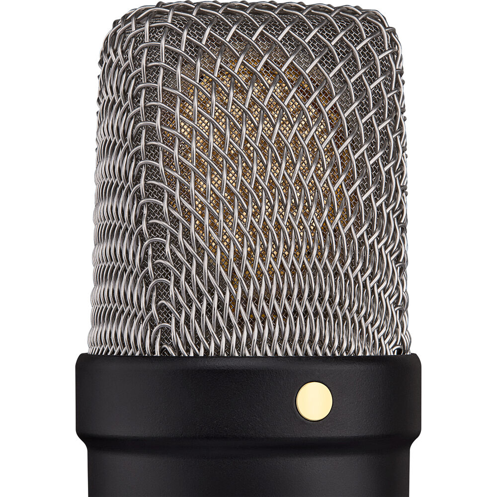 RODE NT1 nagymembrános kondenzátor stúdió mikrofon XLR és USB csatlakozókkal, 5th generáció, fekete-9