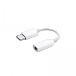 Xiaomi gyári USB-C - 3.5mm jack átalakító adapter fehér (DAC chip)
