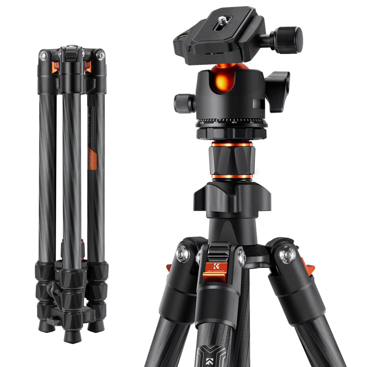 KF Concept K254C2+BH-36L karbon fényképező állvány, tripod gömbfejjel (KF09.123)-0