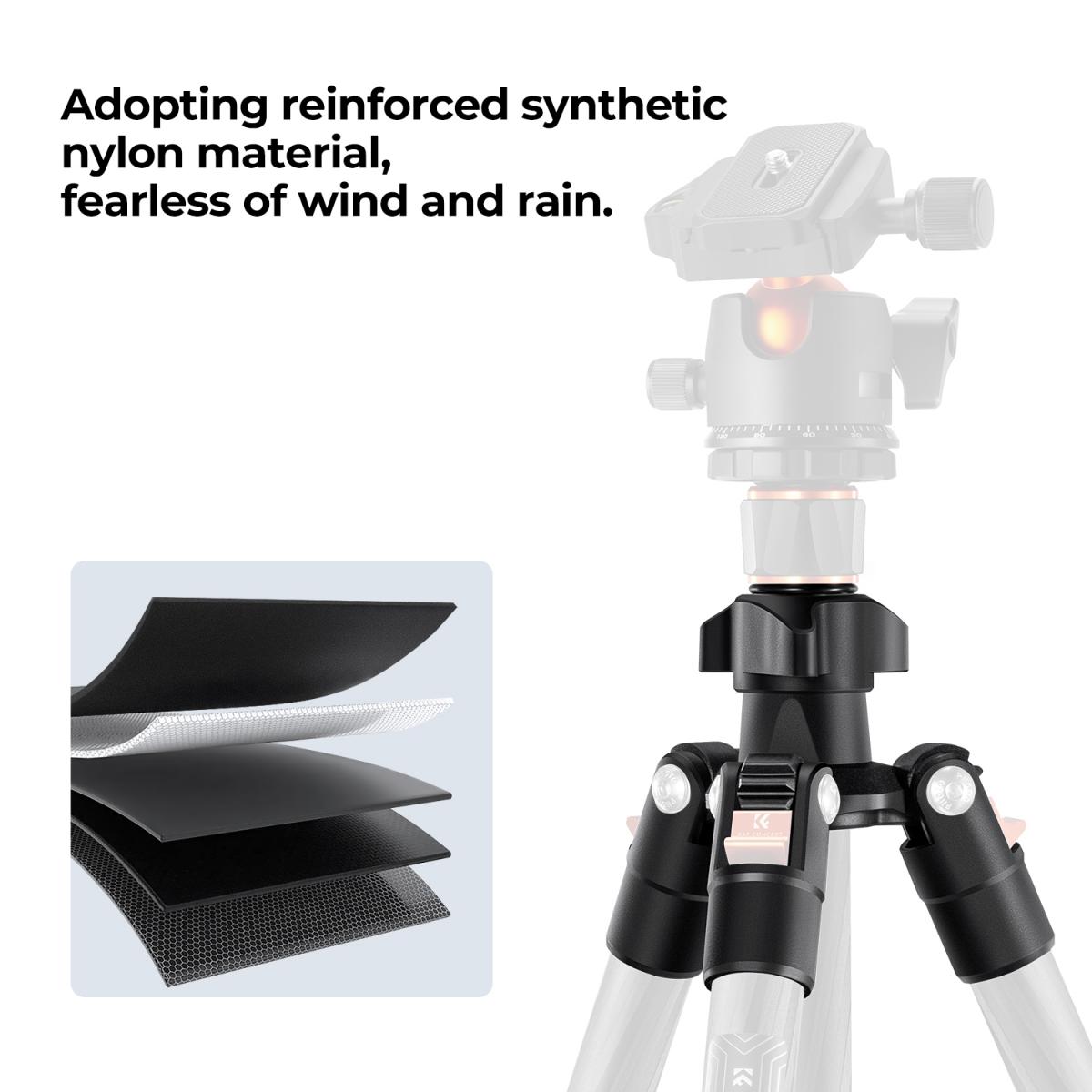 KF Concept K254C2+BH-36L karbon fényképező állvány, tripod gömbfejjel (KF09.123)-4