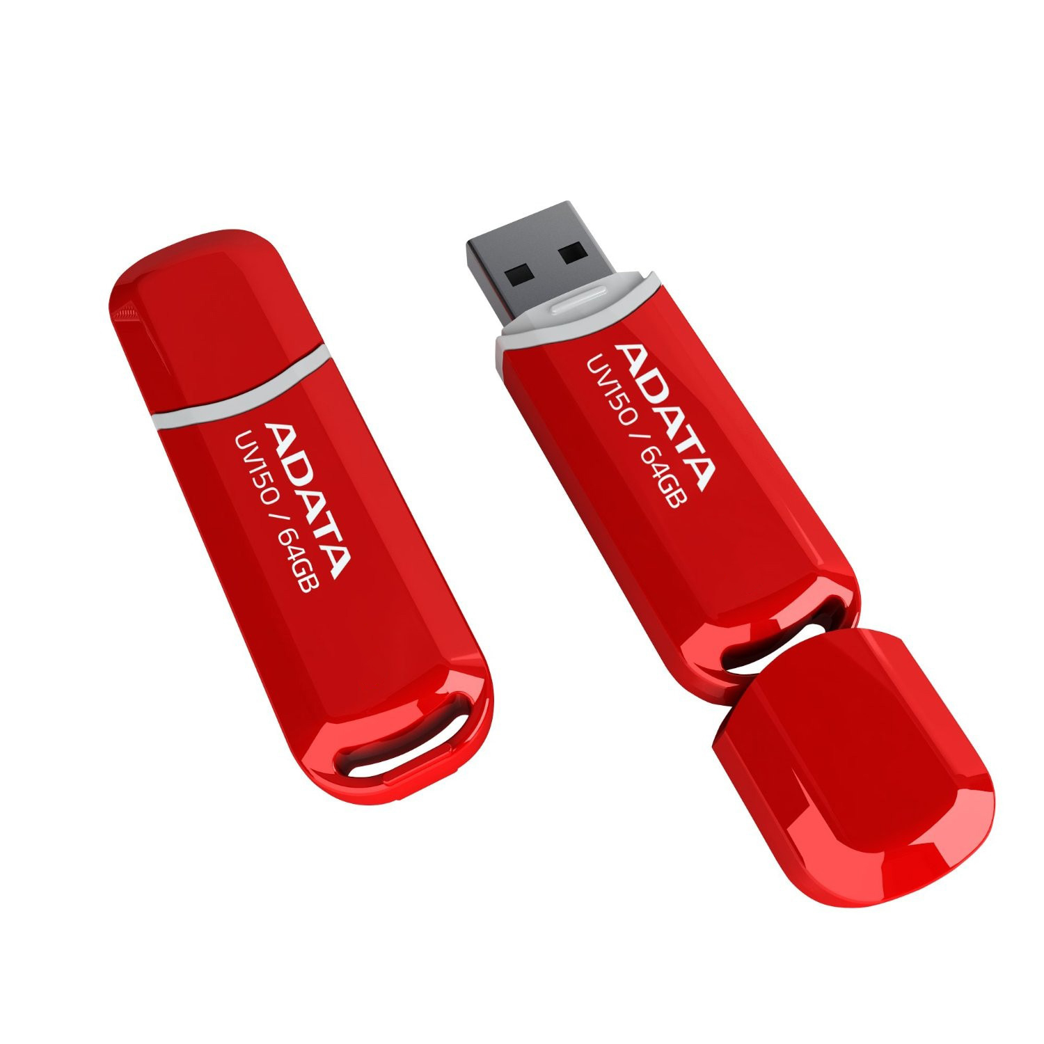 ADATA Pendrive 64GB, UV150 USB 3.1, Piros-1