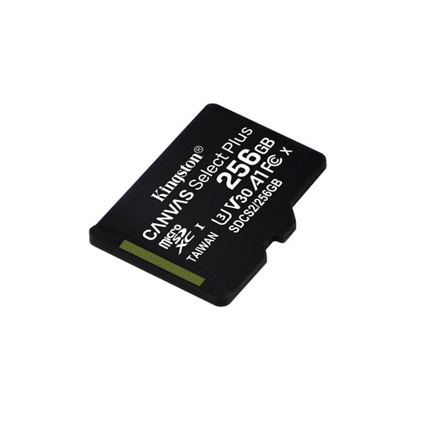 KINGSTON Memóriakártya MicroSDXC 256GB Canvas Select Plus 100R A1 C10 Adapter nélkül-0