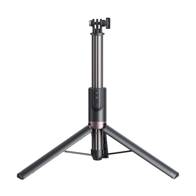 TELESIN 2. generációs selfie stick, selfie bot állvány távirányítóval (130cm) akciókamerákhoz, mobiltelefonhoz (TE-RCSS-003)-0