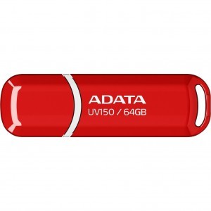 ADATA Pendrive 64GB, UV150 USB 3.1, Piros