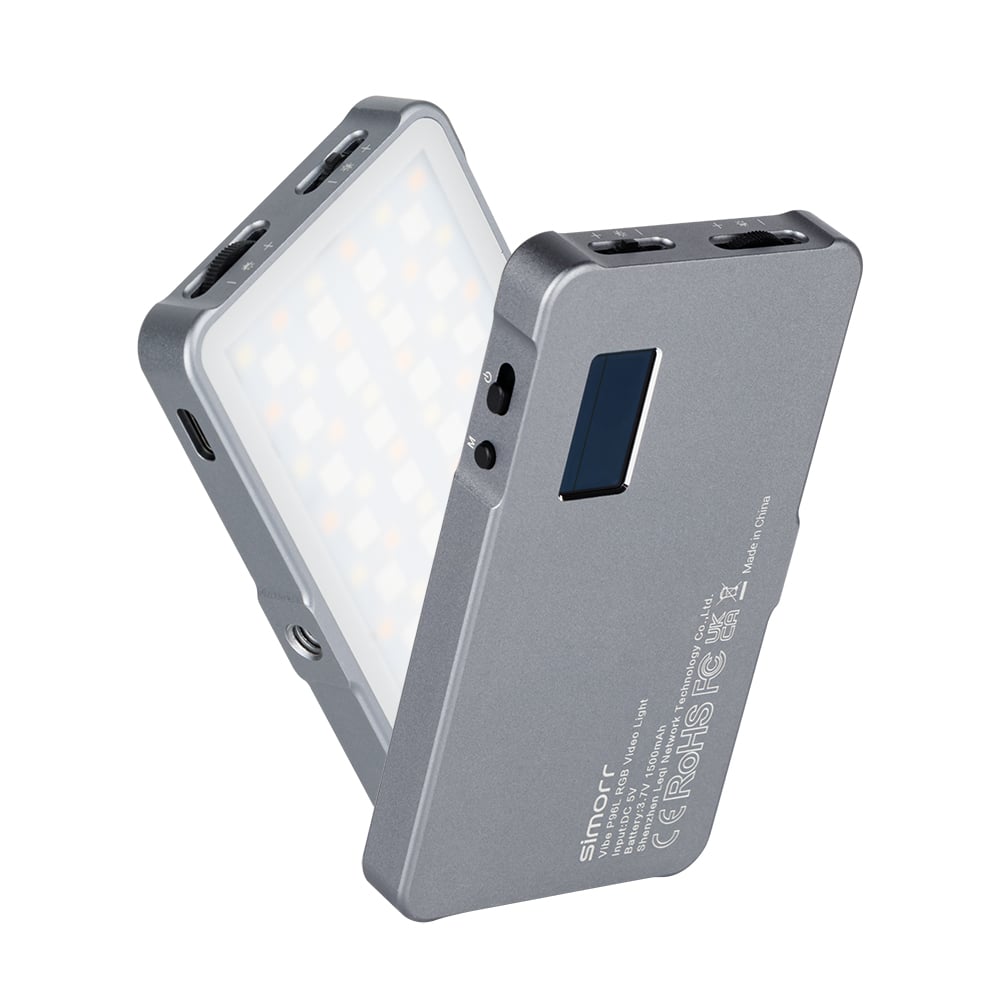 SmallRig Vibe P96L RGB Video Light, LED lámpa, videólámpa + állvány (Tripod plus edition) (3681B)-12