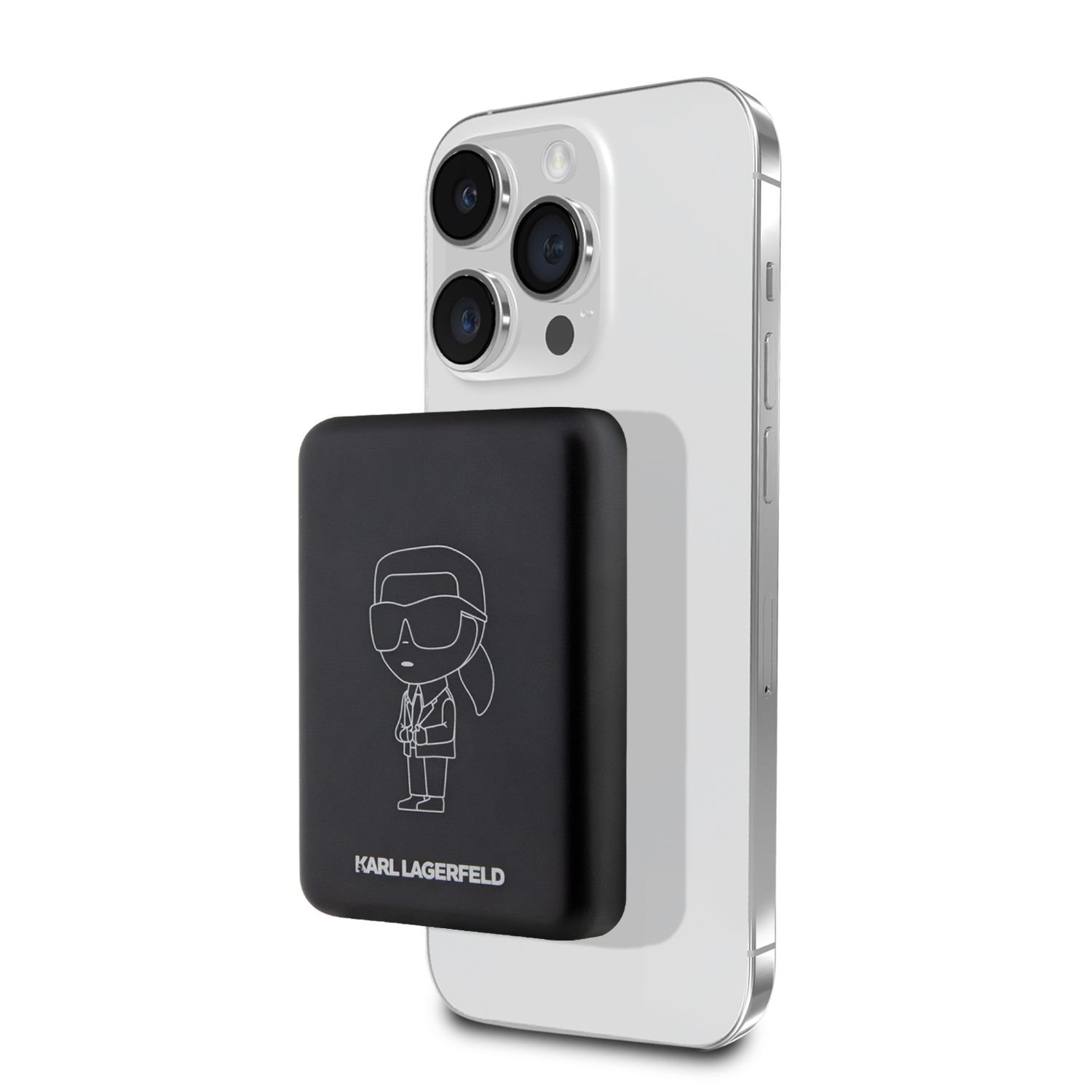 Karl Lagerfeld Ikonik NFT MagSafe Powerbank 3000mAh fekete-0