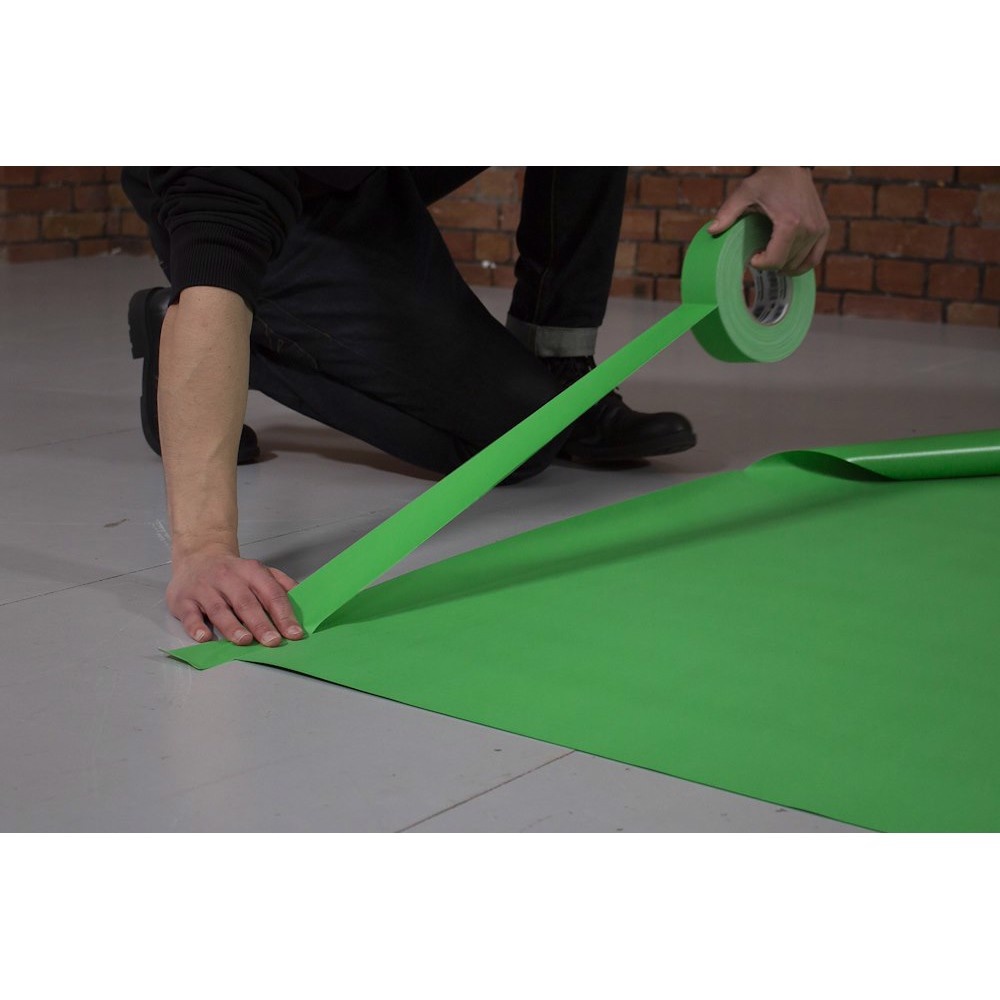Manfrotto Gaffer Tape textil ragasztó szalag 50mmx50m Chroma Key zöld (LL LB7966)-1