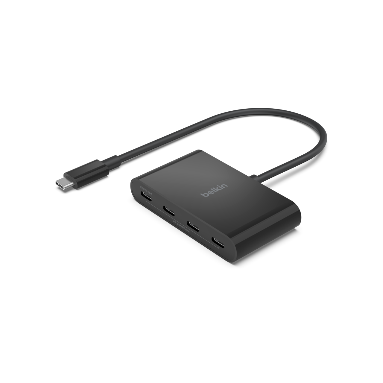Belkin CONNECT USB-C elosztó adapter - 4-Port USB-C Hub - fekete-0