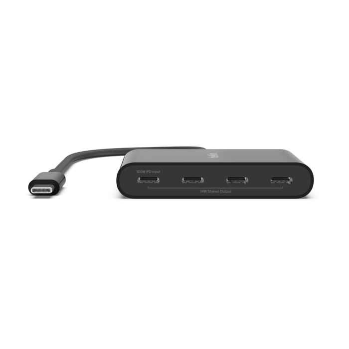 Belkin CONNECT USB-C elosztó adapter - 4-Port USB-C Hub - fekete-2