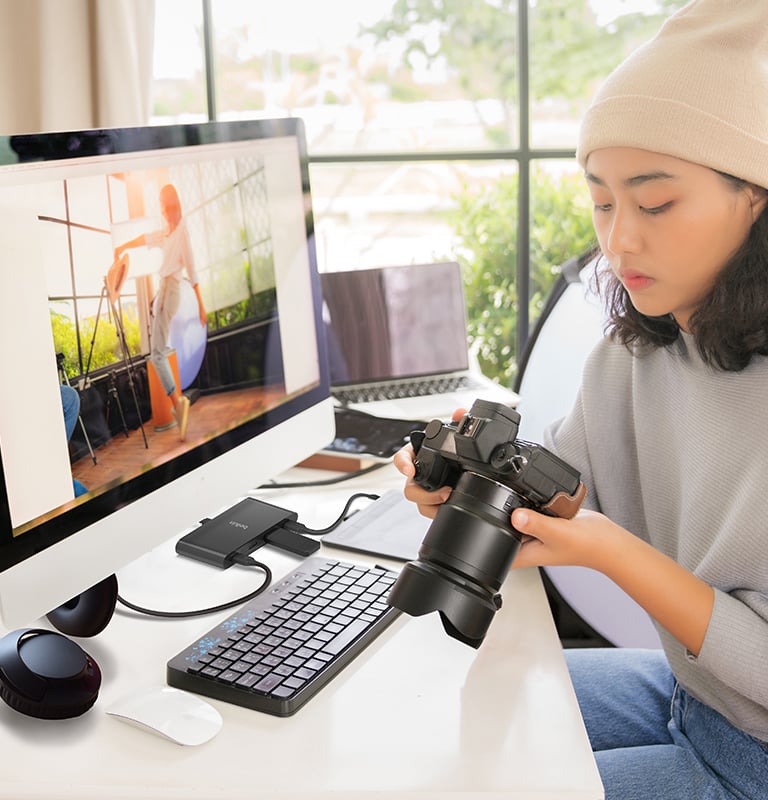Belkin CONNECT USB-C elosztó adapter - 4-Port USB-C Hub - fekete-4