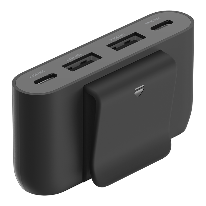 Belkin BOOST CHARGE 4-Port USB-C hosszabbító, elosztó adapter - fekete-4