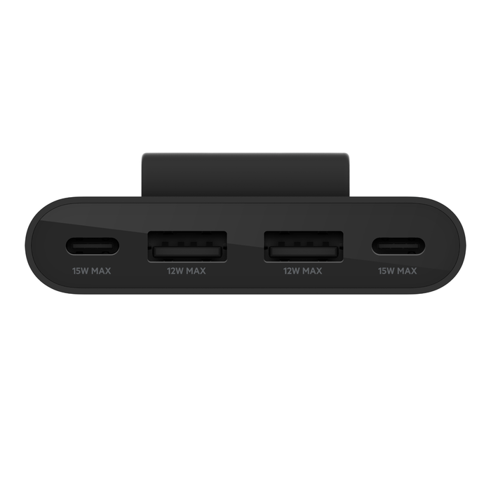 Belkin BOOST CHARGE 4-Port USB-C hosszabbító, elosztó adapter - fekete-1