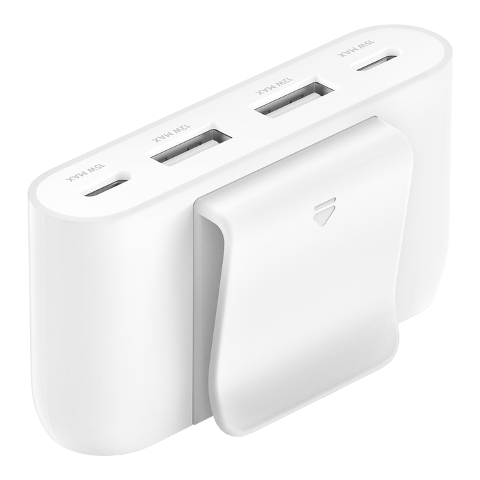 Belkin BOOST CHARGE 4-Port USB-C hosszabbító, elosztó adapter - fehér-4