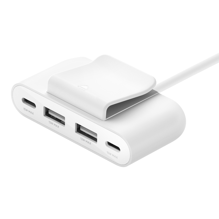 Belkin BOOST CHARGE 4-Port USB-C hosszabbító, elosztó adapter - fehér-7