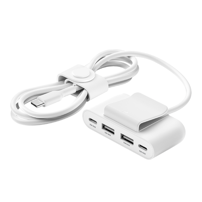 Belkin BOOST CHARGE 4-Port USB-C hosszabbító, elosztó adapter - fehér-5