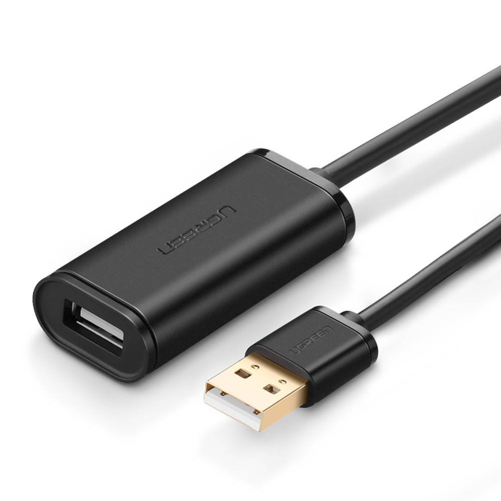 UGREEN US121 aktív USB 2.0 hosszabbító kábel, 5m (fekete)-0