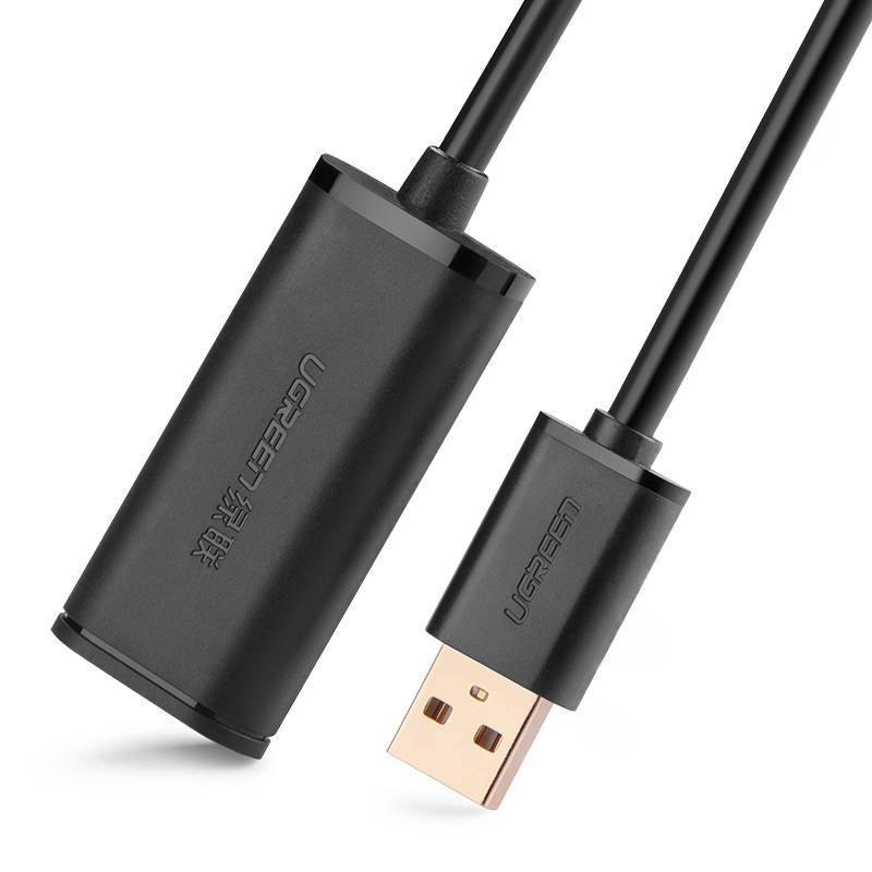 UGREEN US121 aktív USB 2.0 hosszabbító kábel, 5m (fekete)-4