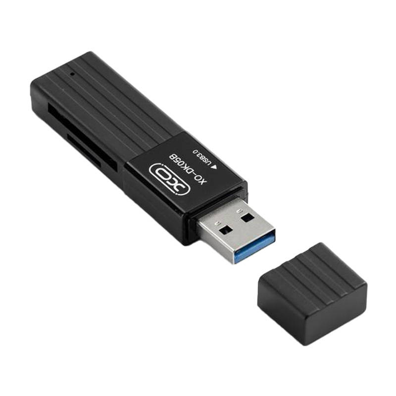XO DK05B USB 3.0 2 az 1-ben kártyaolvasó (SD, microSD)-0