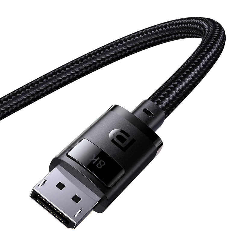 Baseus High Definition DP - DP 8K DisplayPort kábel 1m (fekete)-8