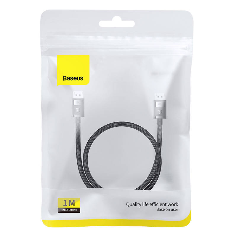Baseus High Definition DP - DP 8K DisplayPort kábel 1m (fekete)-1