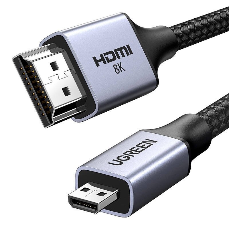 UGREEN HD164 Micro HDMI - HDMI kábel 8K@60Hz 1m (fekete)-0
