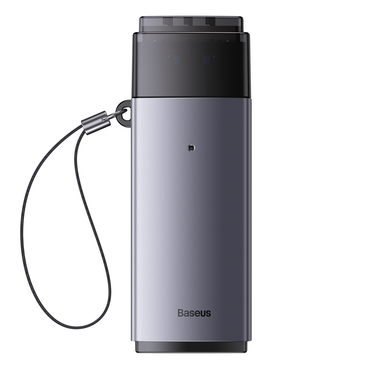 Baseus Lite Series adapter SD / TF USB memóriakártya olvasó szürke (WKQX060013)-2