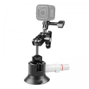 PULUZ autós szélvédő tartó GOPRO Hero, DJI Osmo Action, egyéb akciókamerákhoz (PU845B) tapadókorongos