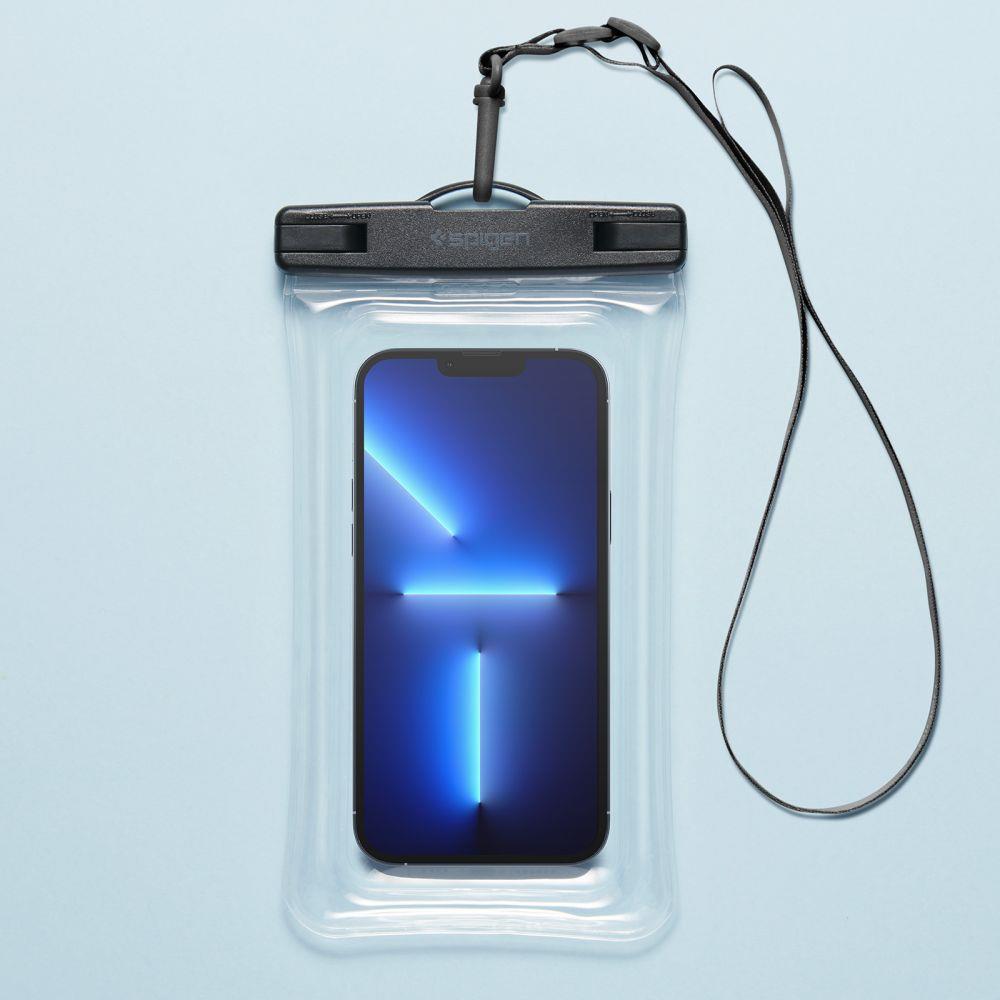 Spigen A610 vízálló lebegő univerzális  telefontok 2 db átlátszó (AMP04528)-3