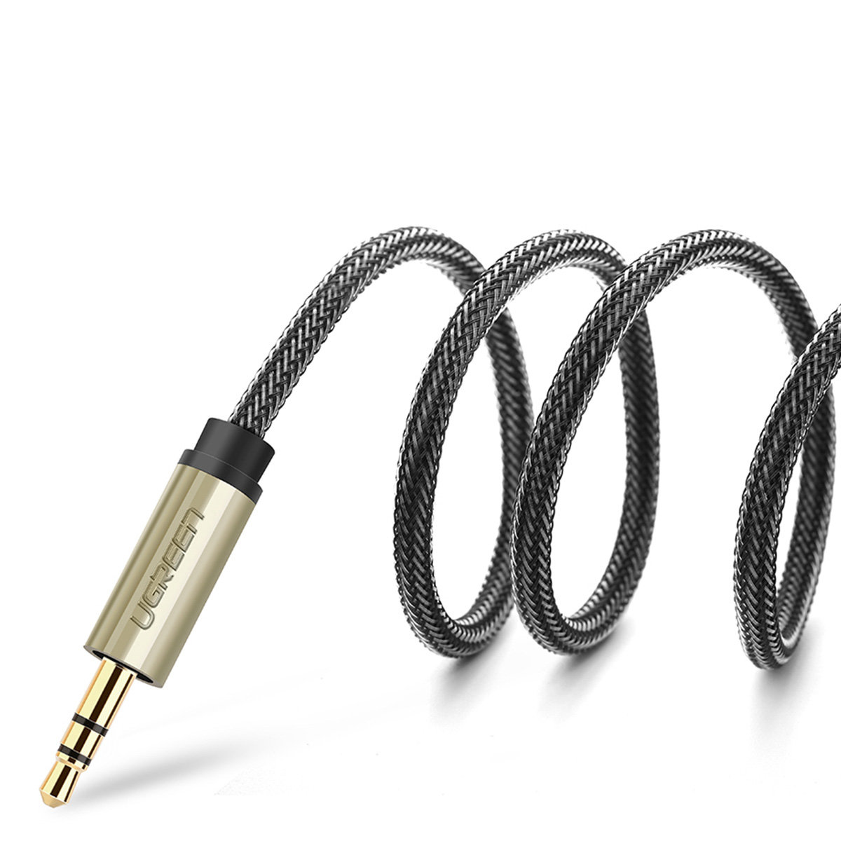 Ugreen AV126 3.5mm-es TRS kábel 2x TS 6.35mm - 2m szürke-1