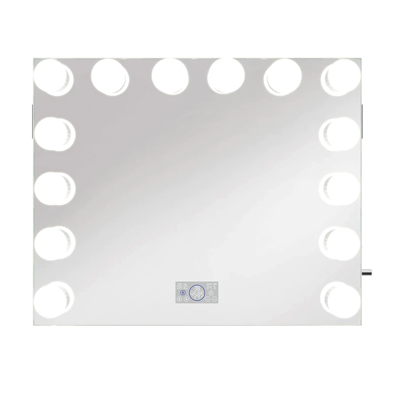 Hollywood tükör, sminkes tükör, LED sminktükör fehér 80x65cm (DC117-13)-1