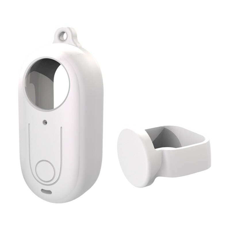 PULUZ Insta360 GO 3 szilikon tok lencsevédővel fehér (PU864W)-0