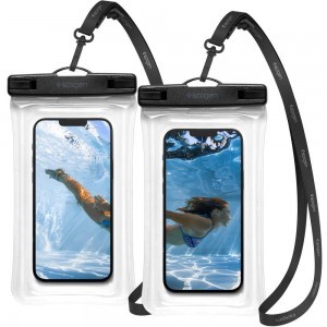 Spigen A610 vízálló lebegő univerzális  telefontok 2 db átlátszó (AMP04528)