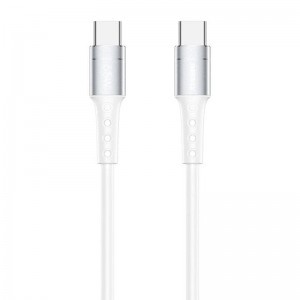 Remax Chaining RC-198 USB-C - USB-C kábel, 1m, 65W (fehér)