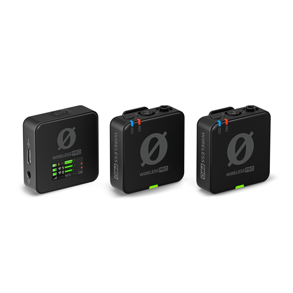 RODE Wireless PRO professzionális két csatornás digitális vezeték nélküli mikrofon rendszer fejlett funkciókkal és számos kiegészítővel-1