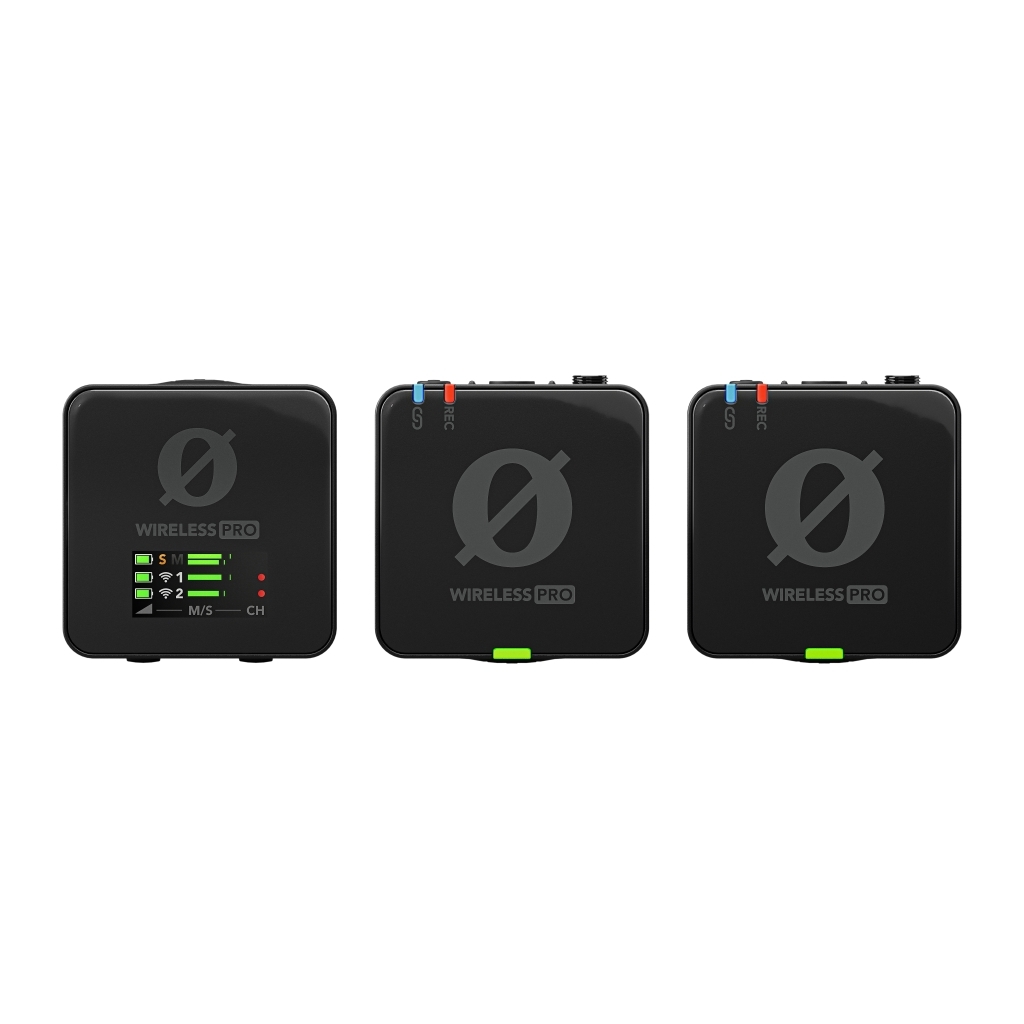 RODE Wireless PRO professzionális két csatornás digitális vezeték nélküli mikrofon rendszer fejlett funkciókkal és számos kiegészítővel-16