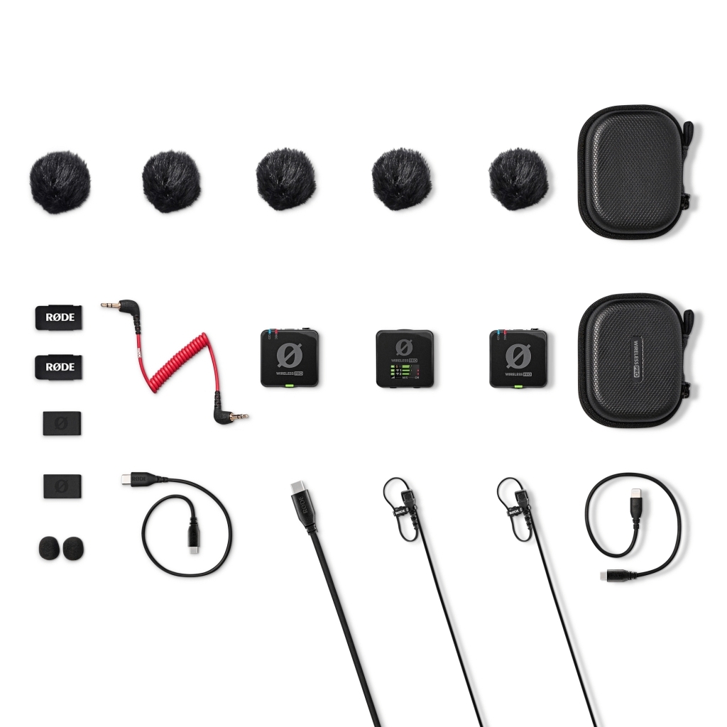 RODE Wireless PRO professzionális két csatornás digitális vezeték nélküli mikrofon rendszer fejlett funkciókkal és számos kiegészítővel-13