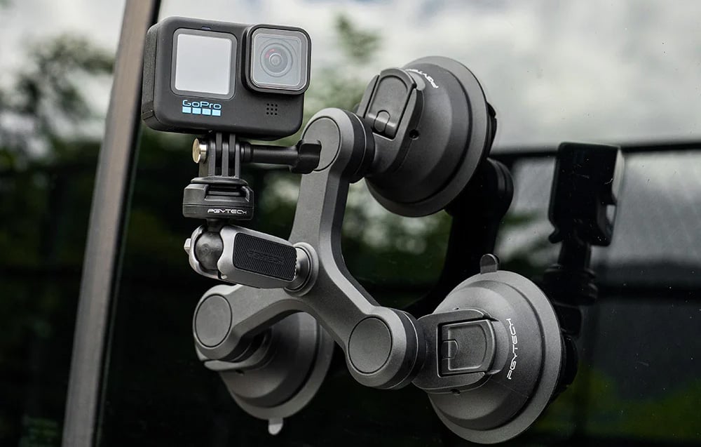 PGYTECH háromágú tapadókorong + magic arm akciókamerához, mobiltelefonhoz (P-GM-224)-4