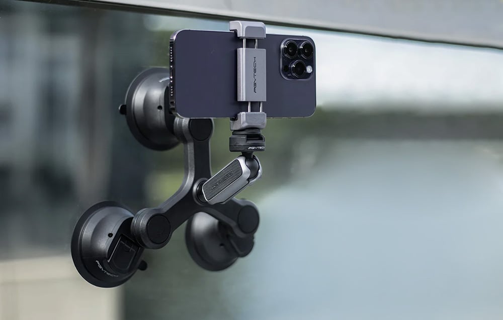 PGYTECH háromágú tapadókorong + magic arm akciókamerához, mobiltelefonhoz (P-GM-224)-3