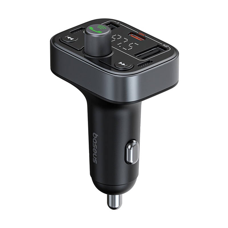 Baseus S-09 Pro Bluetooth  FM Transmitter fekete (C10762200113-00)-7