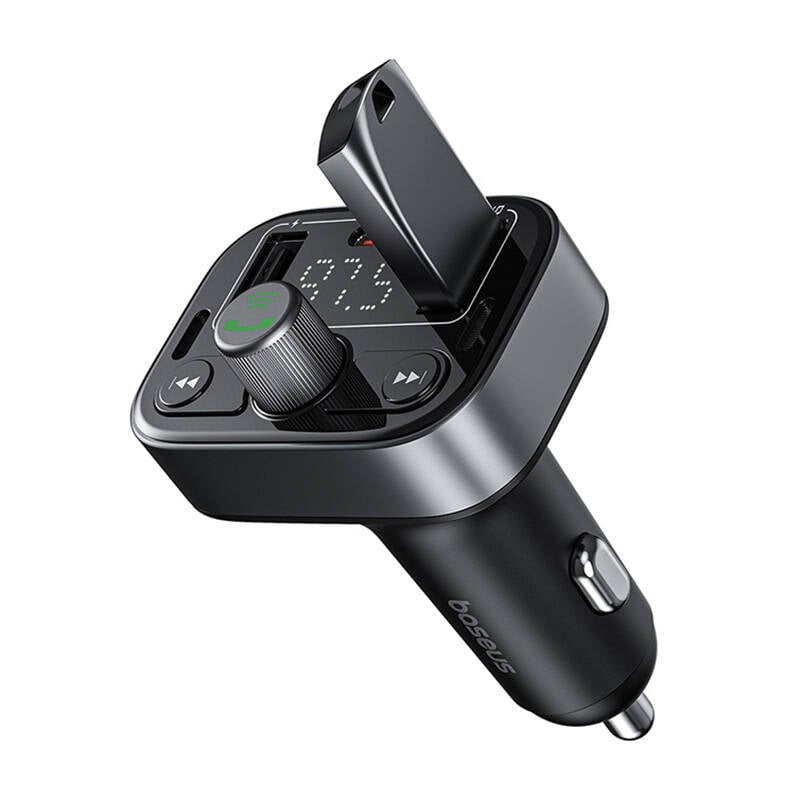 Baseus S-09 Pro Bluetooth  FM Transmitter fekete (C10762200113-00)-3