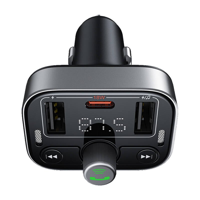 Baseus S-09 Pro Bluetooth  FM Transmitter fekete (C10762200113-00)-2