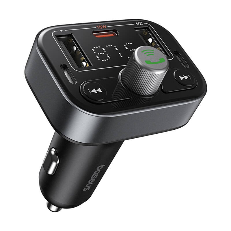Baseus S-09 Pro Bluetooth  FM Transmitter fekete (C10762200113-00)-1